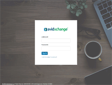 Tablet Screenshot of login.avidxchange.net